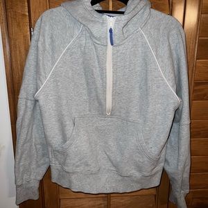 Offline by Aerie Throwback Quarter Zip Sweatshirt